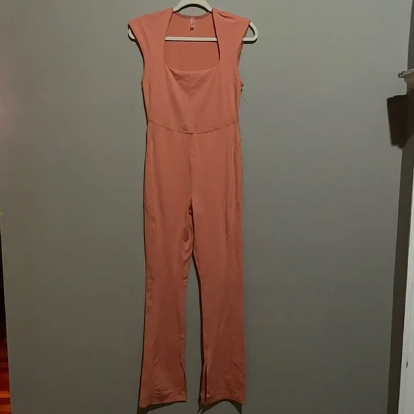 New! Free People FP movement twilight onesie split flare leg 28091 - Picture 4 of 10